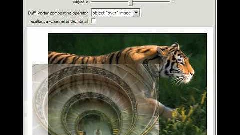 Duff-Porter Alpha-Compositing Operators
