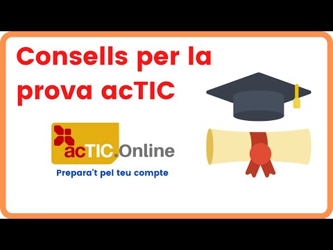 ? Consells prova acTIC