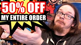 Shoppin' with Pete: 50% Off My ENTIRE ORDER!  Stocking Up On Cheap Games