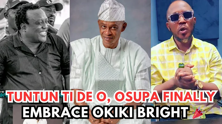 Otíṣèlẹ̀ o! Oba Orin Saheed Osupa Finally Embraces Okiki Bright as His Fuji Son!
