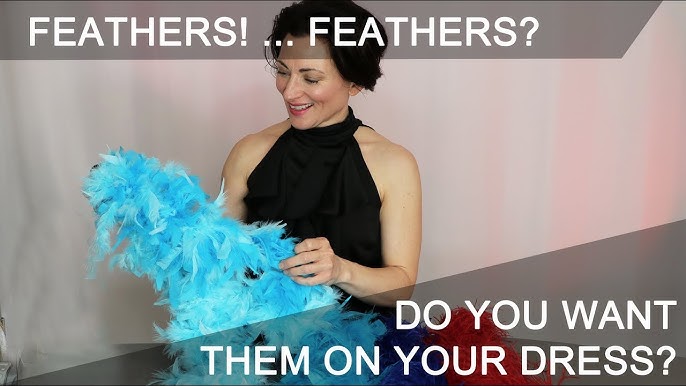 DIY JUMBO FLAPPER BURLESQUE FEATHERS BOA FOR DRAG QUEEN SHOW 