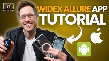 Widex Allure Hearing Aid App Tutorial