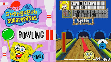 SpongeBob Bowling JAVA GAME (THQ Wireless 2004) FULL WALKTHROUGH