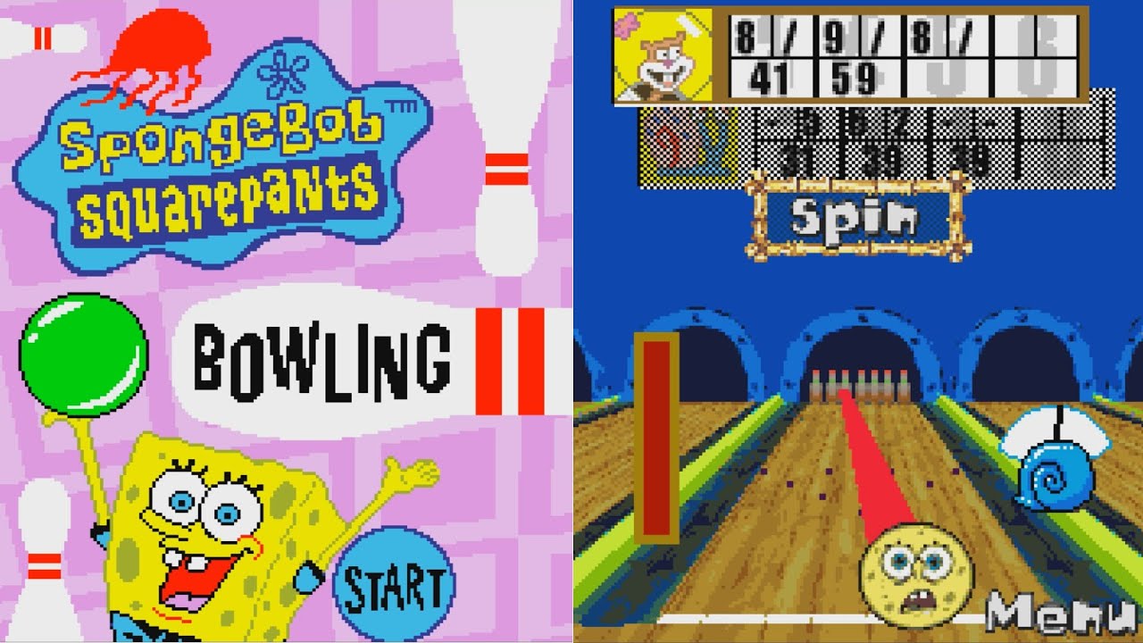 SpongeBob Bowling JAVA GAME (THQ Wireless 2004) FULL WALKTHROUGH YouTube