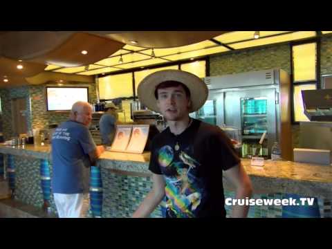 Carnival magic tour - 1st time cruisers - The plaza Cafe , gourmet coffee and more