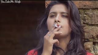 girl smoking 🚬🚬🚬🚬. short video.