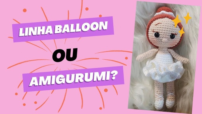 Comprinhas de linhas para amigurumi