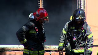 Más de 50 afectados por inhalación de humo en un incendio en Sant Adrià del Besòs