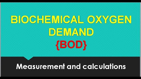 BOD Measurement and calculations | Biochemical oxygen demand calculations | Water quality parameter