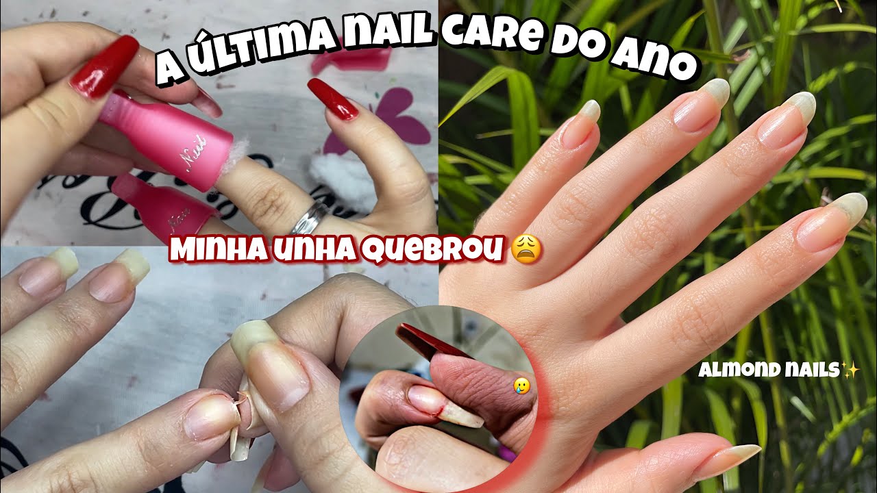 A ULTIMA NAIL CARE DO ANO *MINHA UNHA QUEBROU*😭