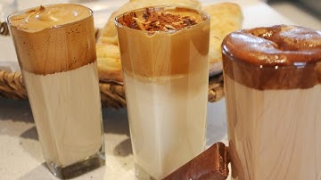 Dalgona Coffee Recipe 3 Types! || How To Make Dalgona Coffee At Home