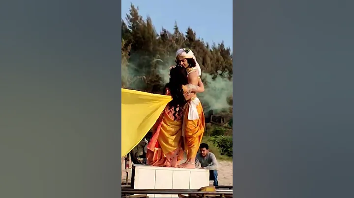 Radha Krishna love status 💕#sumedhmudgalkar ❣️#radhakrishna #mallikasingh💚 #shorts #youtubeshorts