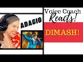 DIMASH KUDAIBERGEN | THE SINGER 2017《Adagio》Voice Coach Reacts and Deconstructs