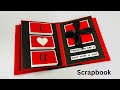 how to make scrapbook /scrapbook tutorial by crafteholic