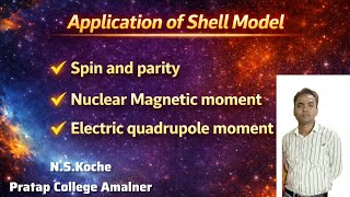 Application of Shell Model|| spin and parity||Electric quadrapole moment||Nuclear Magnatic moment|