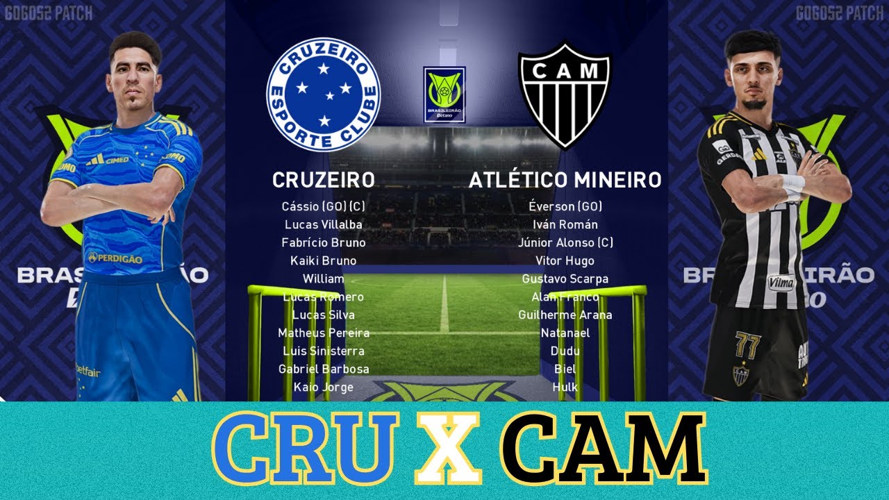 CRUZEIRO FAZ A MAIOR VIRADA DO CLÁSSICO! ATLÉTICO NÃO ACREDITA! | PES 2026 – GOGOSZ PATCH