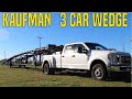 KAUFMAN 3 CAR WEDGE TRAILER REVIEW