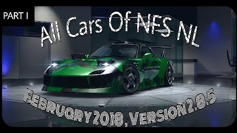 All Cars Of NEED FOR SPEED NO LIMITS! (Ultra High Graphics) PART 1