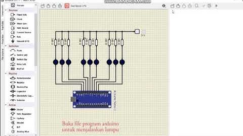 Simulasi Traffic Light dengan SimulIDE dan Arduino IDE