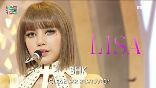 [CLEAN MR Removed] 210925 LISA (리사) LALISA | Show! Music Core MR제거