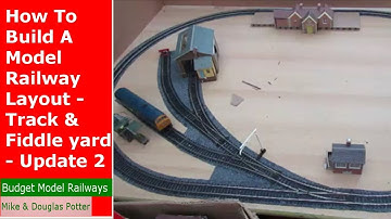 How To Build A Model Railway Layout - Track & Fiddle Yard - Homewood Valley Railway 2