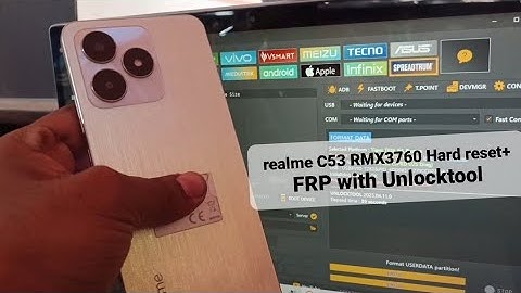 Realme c53 (RMX3760) spd hard rest and frp using unlocktool