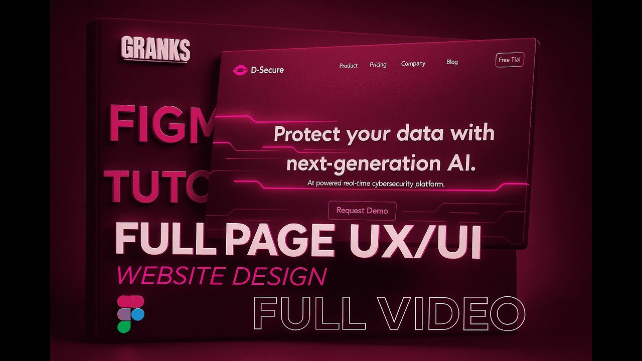 The Ultimate Figma website Design Tutorial | Full Video | - YouTube