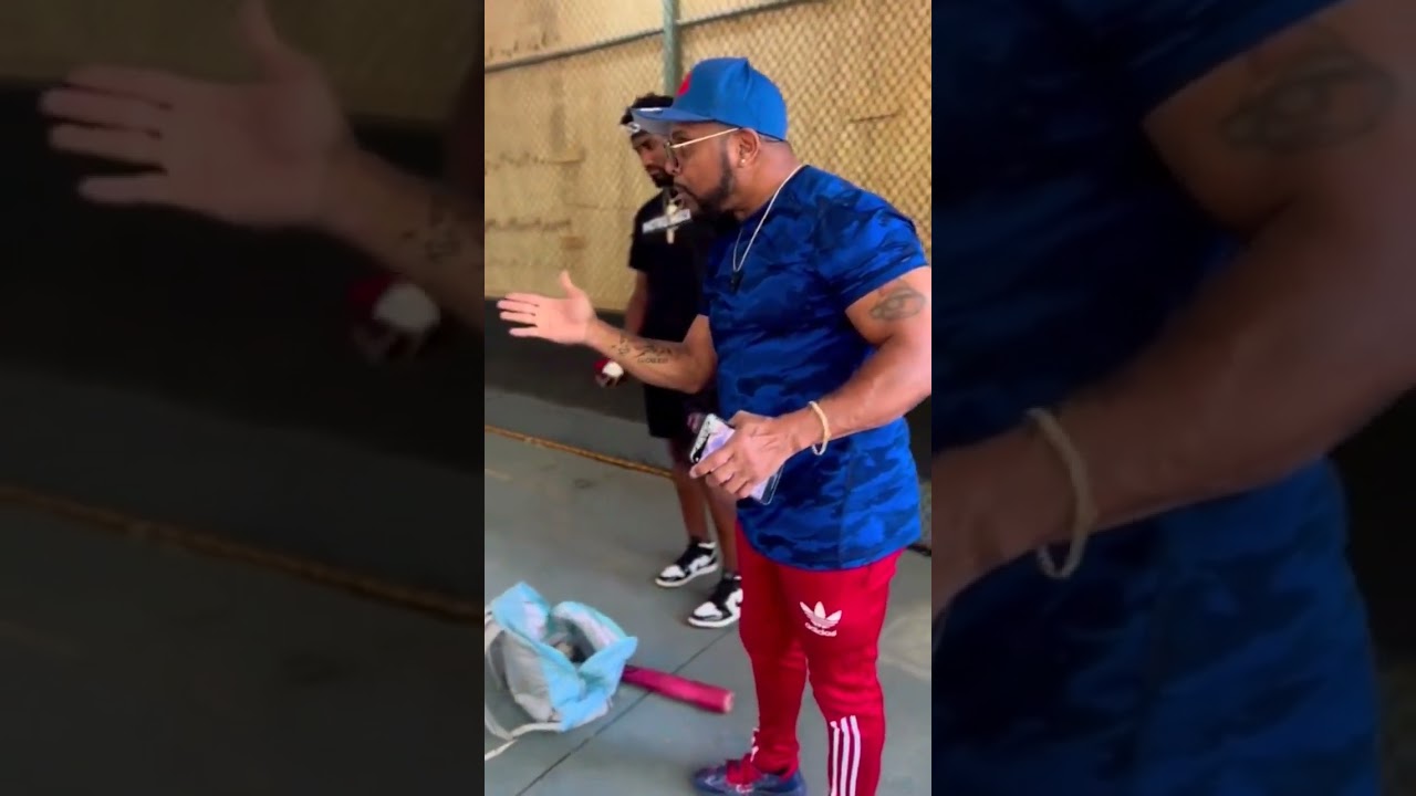 El maestro LUIS POLONIA enseñando su gran experiencia en el bateo. 🇩🇴🔥 