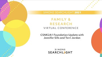 CSNK2A1 | Foundation Update with Jennifer Sills and Terri Jordan