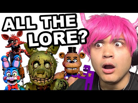Reacting to the ENTIRE FNAF LORE in 10 minutes! (MVPerry Reacts)