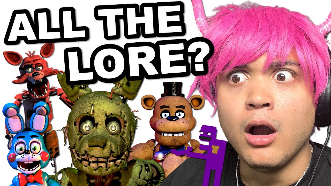Reacting to the ENTIRE FNAF LORE in 10 minutes! (MVPerry Reacts)