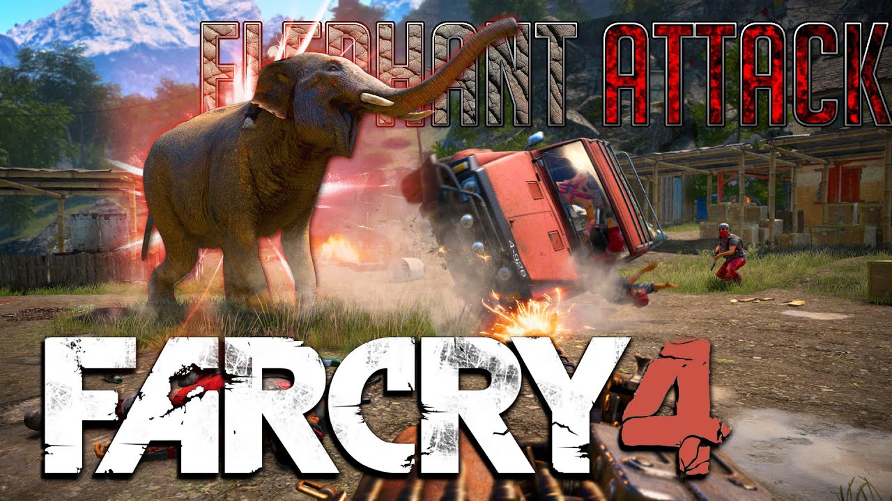 Elephant Attack Far Cry 4 Youtube Elephant Attack Far Cry 4 Youtube