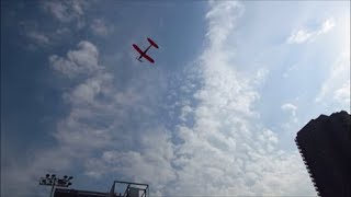 Earl Stahl's Hurricane oldtime rubber RC - humid day flight!