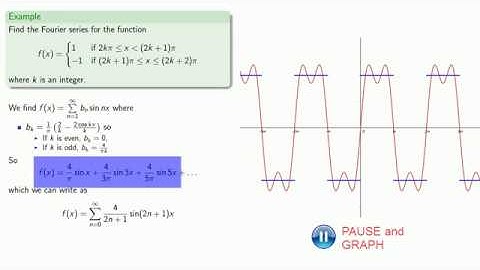Fourier Series, Part Three