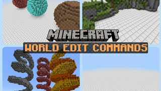Worldedit Commands tutorial in Minecraft Bedrock!(Part 1)