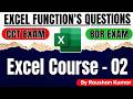 Master MS Excel Functions for CCT & BOR Exam Bihar | #biharexams #education #cctexam #excel