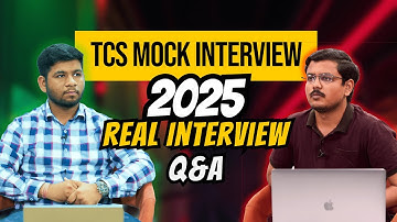 TCS Mock Interview 2025 | Crack TCS Hiring Process with Real Interview Questions & Answers! 🚀