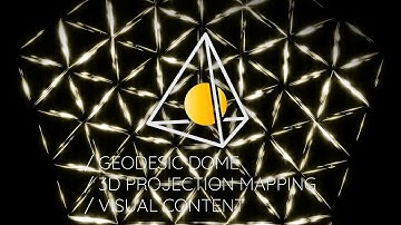 Geodesic Full Dome 360º Projection Mapping ∆ Visual Content Creation