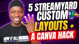 5 Custom Layouts every StreamYarder needs Plus a Canva Background Hack