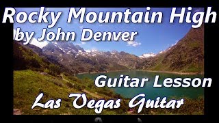 Rocky Mountain High by John Denver Guitar Lesson