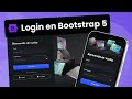 Bootstrap 5 tutorial español - Login con HTML5 y CSS3