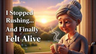 I Stopped Rushing at 65… And It Changed Everything | A Gentle Lesson on Slowing Down