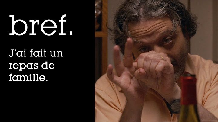 05 - Bref. J'ai fait un repas de famille.