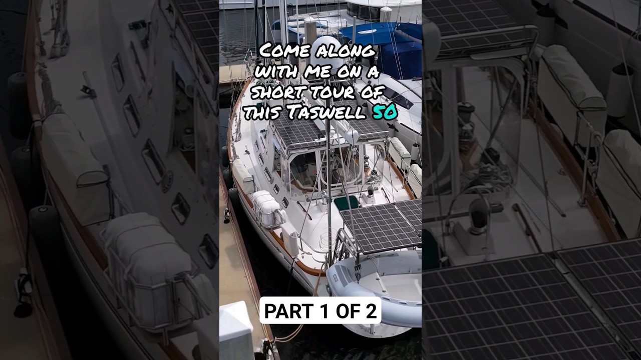 (Part 1 of 2) A SHOCKINGLY Beautiful 50′ DREAM YACHT That Can Take You ANYWHERE [#shorts Tour]