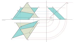 Intersection and visibility of polygonal planes in the Dihedral System