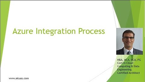 Azure Integration Process Part-1