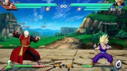 DBFZ T.Gohan corner carry/forward ground tech crossup