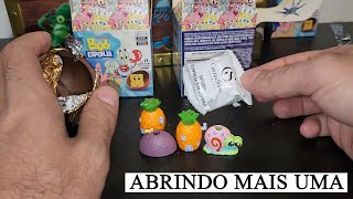 ABRINDO MAIS 1 CAIXINHA MISTERIOSA CACAU SHOW BOB ESPONJA