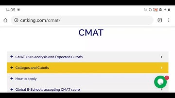 CMAT 2020 First Cut Analysis. Attempts Difficulty Cutoffs Expected.