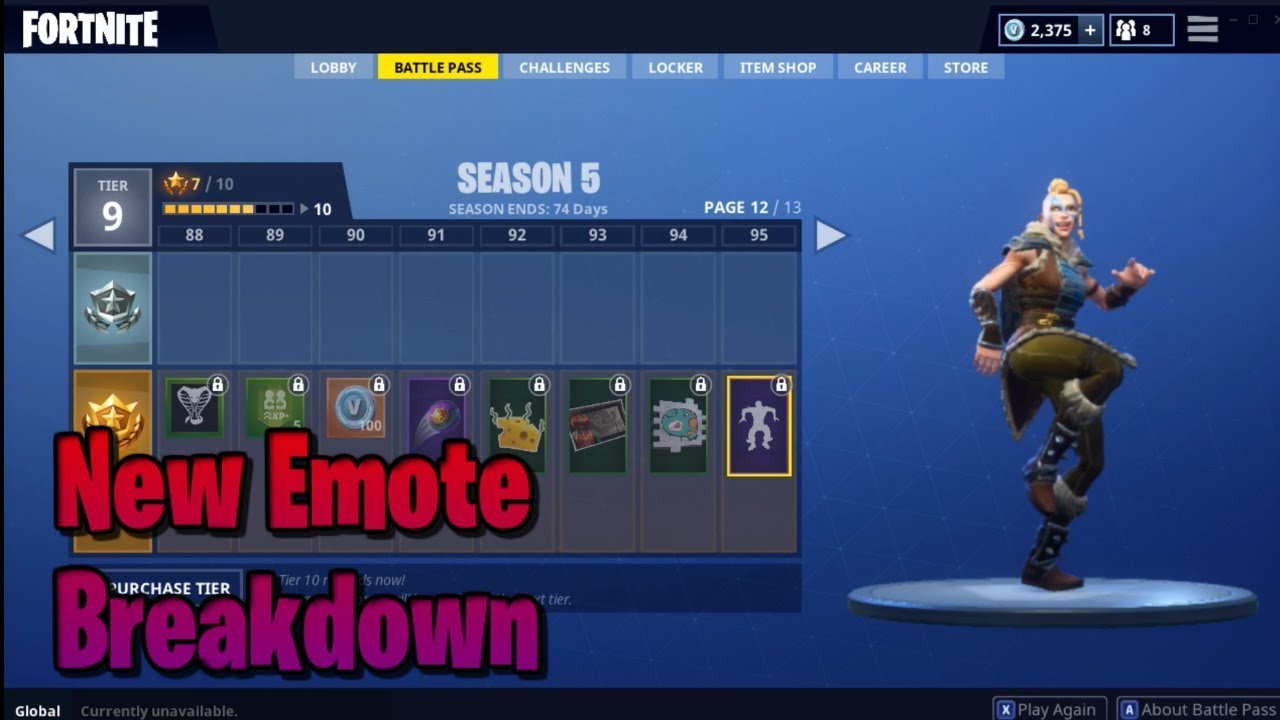 *NEW* BREAKDOWN EMOTE 1 HOUR- FORTNITE - YouTube